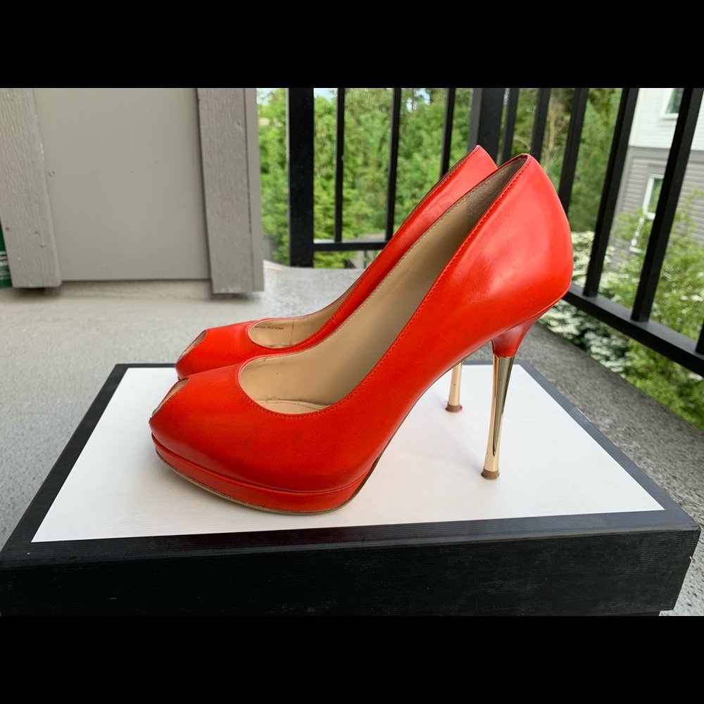 Open Toe High Heel with Platform